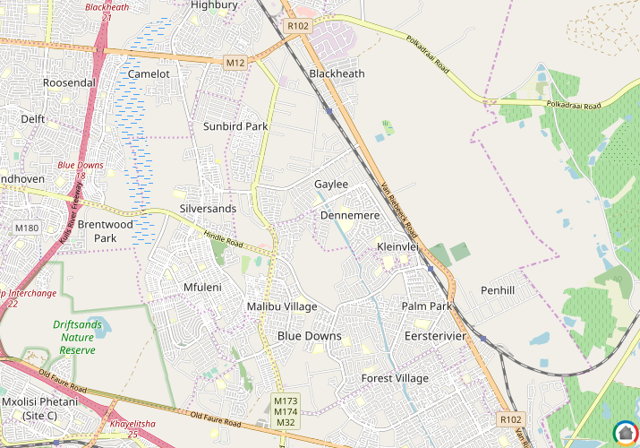 Map location of Greenfield